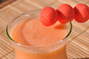 Smoothie Banane, fraise tagada et ananas