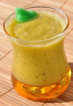 Smoothie kiwi, pomme et orange