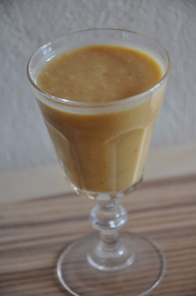 Smoothie gourmand au beurre de cacahuète