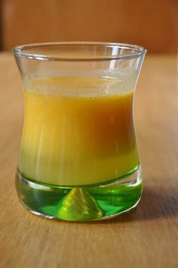 Jus de fruits pomme et orange